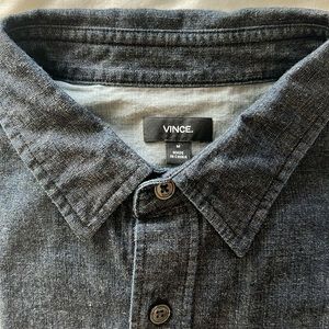 Vince denim long sleeve shirt.